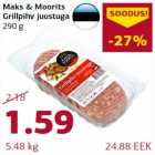 Allahindlus - Maks & Moorits Grillpihv juustuga 290 g