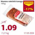 Allahindlus - Mamma rukkileib kanaga 150 g