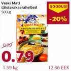 Allahindlus - Veski Mati täisterakaerahelbed 500 g