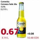 Allahindlus - Coronita Cerveza hele õlu 4,6% 0,210 L