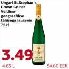 Allahindlus - Ungari St.Stephan´s Crown Grüner Veltliner geograafilise tähisega lauavein 75 cl