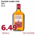 Allahindlus - Scottish Leader viski 40% 35 cl