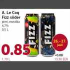 Allahindlus - A. Le Coq Fizz siider pirni, mustika 4,7% 0,5 L