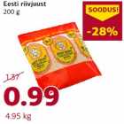 Allahindlus - Eesti riivjuust 200 g