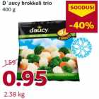 Allahindlus - D´aucy brokkoli trio 400 g