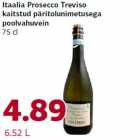 Itaalia Prosecco Treviso kaitstud päritolunimetusega kaitstud päritolunimetusega
poolvahuvein 75 cl