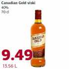 Allahindlus - Canadian Gold viski 40% 70 cl