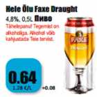 Allahindlus - Hele Õlu Faxe Draught