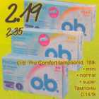 Allahindlus - O.B. Pro Comfort tampoonid, 16 tk