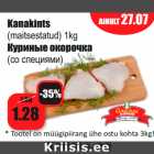 Allahindlus - Kanakints
(maitsestatud) 1kg
