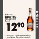 Allahindlus - Ararat 5YO
Brändi 40%, 500 ml 