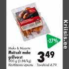 Allahindlus - Maks & Moorits
Maitselt mahe
grillvorst