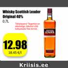 Allahindlus - Whisky Scottish Leader
Original 40%
0,7L