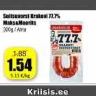 Allahindlus - Suitsuvorst Krakovi 77,7%
Maks&Moorits