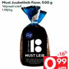 Must Juubelileib Fazer, 500 g
