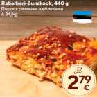 Rabarberi-õunakook, 440 g
