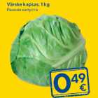 Värske kapsas, 1 kg
