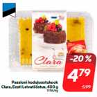 Allahindlus - Passioni kodujuustukook
Clara, Eesti Leivatööstus, 400 g