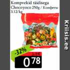 Kompvekid täidisega
Chocoyoco 250g 