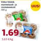 Allahindlus - Väike Väänik
marmelaadi- ja
rosinakeeksid
300 g