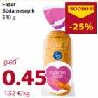 Allahindlus - Fazer
Südamesepik
340 g