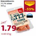 Allahindlus - Maks&Moorits
77,7% viiner
400 g