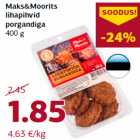 Allahindlus - Maks&Moorits
lihapihvid
porgandiga
400 g