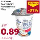 Allahindlus - Saaremaa
Saare jogurt
maitsestamata
400 g