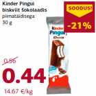 Allahindlus - Kinder Pingui
biskviit šokolaadis