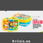 Allahindlus - Võileivakarp
PAW PATROL
COLORS*
1 tk