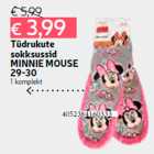 Tüdrukute
sokksussid
MINNIE MOUSE
29-30