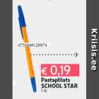 Pastapliiats
SCHOOL STAR
1 tk