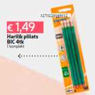 Harilik pliiats
BIC 4tk
1 komplekt