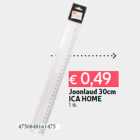 Joonlaud 30cm
ICA HOME
1 tk