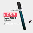 Allahindlus - Marker MAXX
130 must
1 tk