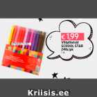 Allahindlus - Viltpliiatsid
SCHOOL STAR
24tk/pk
1 tk