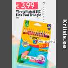 Värvipliiatsid BIC
Kids Evol Triangle
1 tk