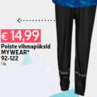 Poiste vihmapüksid
MYWEAR*
92-122
1 tk