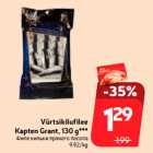 Vürtsikilufilee
Kapten Grant, 130 g***