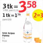 Allahindlus - Vesi Acqua Panna 1 l