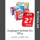 Joogijogurt Actimel, 8 x 100 g*