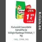 Kuivsööt kassidele kanaliha ja köögiviljadega Kitekat, 1 kg**