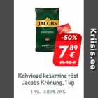 Allahindlus - Kohvioad keskmine röst Jacobs Krönung, 1 kg 