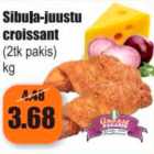 Sibula-juustu croissant