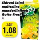 Allahindlus - Sidruni-laimi maitseline mandariinijook Gutta Fresh 2l