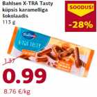 Allahindlus - Bahlsen X-TRA Tasty
küpsis karamelliga
šokolaadis
113 g