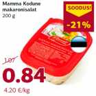 Allahindlus - Mamma Kodune
makaronisalat
200 g