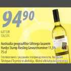 Allahindlus - Austraalia lauavein Hardys Stamp Riesling Gewurztraminer