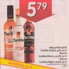 .Muu piiritusjook Caribba Хtаblа, 35%, 50 cl .Rumm Саribbа Blanco, 37,5%,50 cl .Rumm Caribba Negro, 37,5%,50 cl 