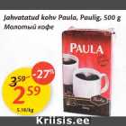 Allahindlus - Jahvatatud kohv Paula, Paulig, 500 g